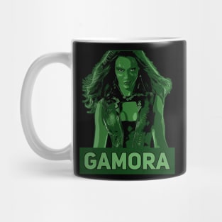 Gamora | Green vintage poster Mug